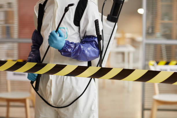 Professional Biohazard Cleanup technician working in Jenison, MI